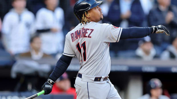 Cleveland Guardians third baseman Jose Rammirez